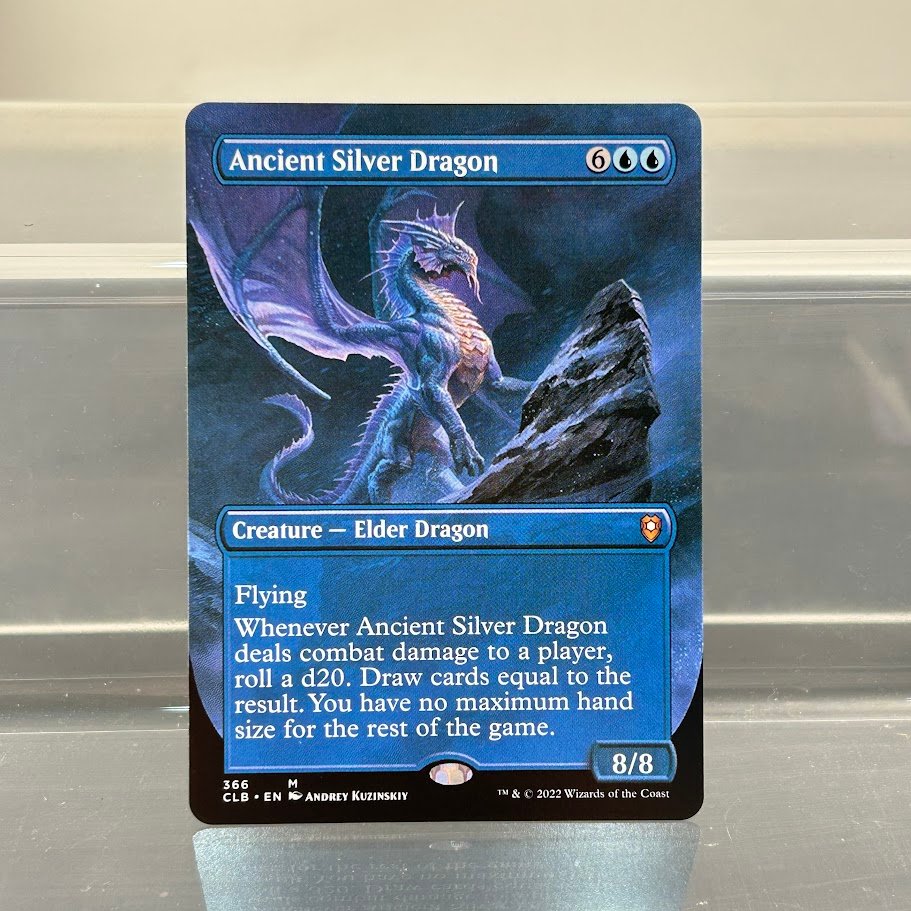 Ancient Silver Dragon borderless Ancient Silver Dragon borderless - Image 1