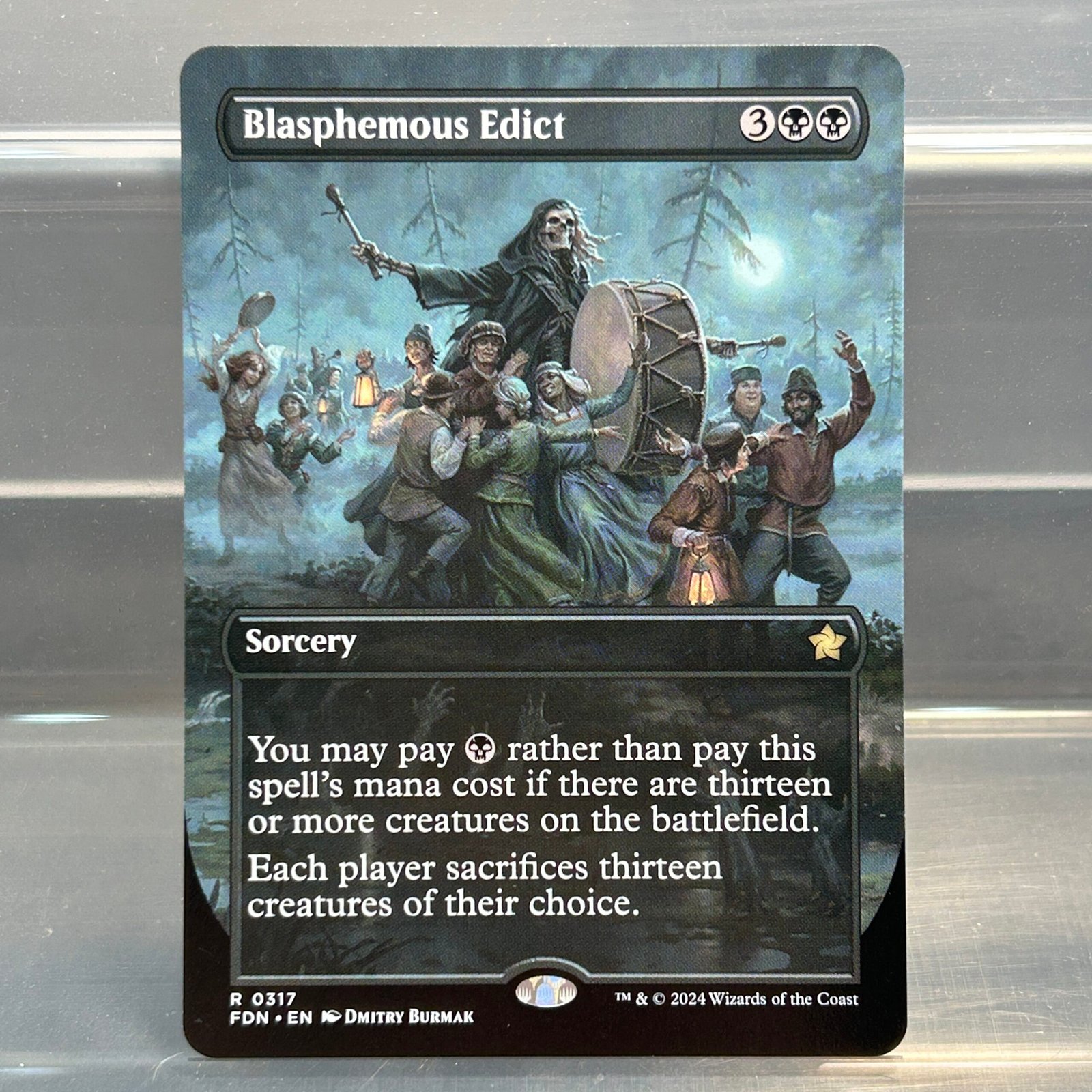 Blasphemous Edict FDN #317 Blasphemous Edict FDN #317 - Image 1