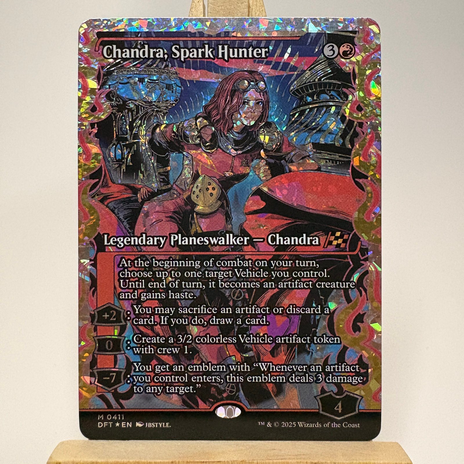 Chandra,Spark Hunter Chandra, Spark Hunter #411 foil - Image 1