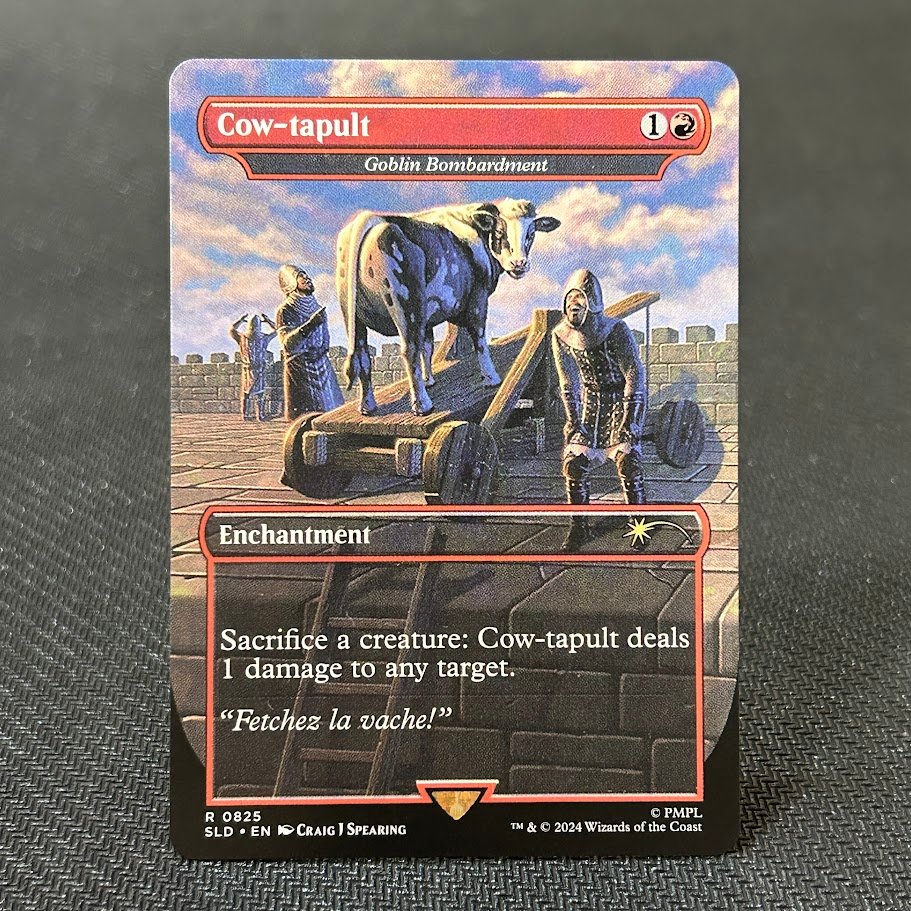 Cow-tapult (Goblin Bombardment) SLD #825 Cow-tapult (Goblin Bombardment) SLD #825 - Image 1