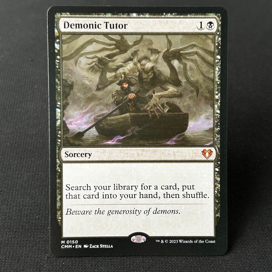 Demonic Tutor CMM regular#150 Demonic Tutor CMM regular#150 - Image 1