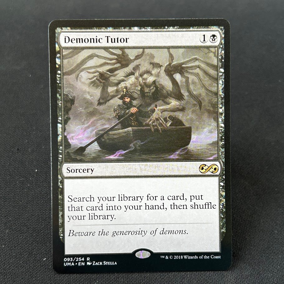 Demonic Tutor UMA regular holo Demonic Tutor UMA regular holo - Image 1