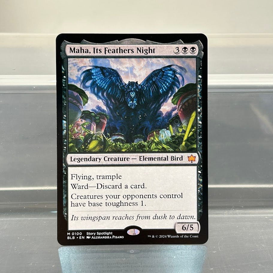 Maha, Its Feathers Night #100 HOLO Maha, Its Feathers Night #100 HOLO - Image 1