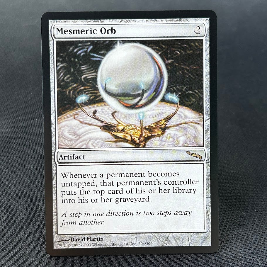 Mesmeric Orb Mirrodin #204 Mesmeric Orb Mirrodin #204 - Image 1