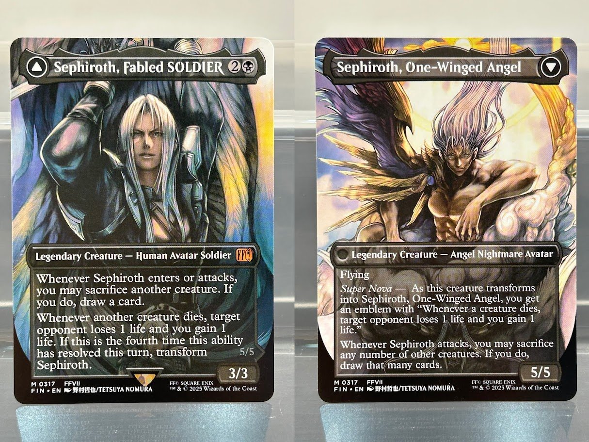 Sephiroth, Fabled SOLDIER Sephiroth, One-Winged Angel #317 HOLO Sephiroth, Fabled SOLDIER Sephiroth, One-Winged Angel #317 HOLO - Image 1