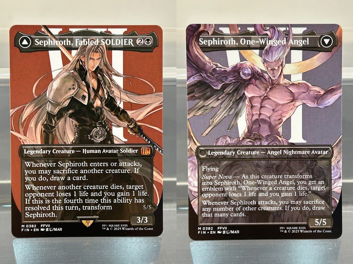 Sephiroth, Fabled SOLDIER Sephiroth, One-Winged Angel #382 HOLO Sephiroth, Fabled SOLDIER Sephiroth, One-Winged Angel #382 HOLO - Image 1