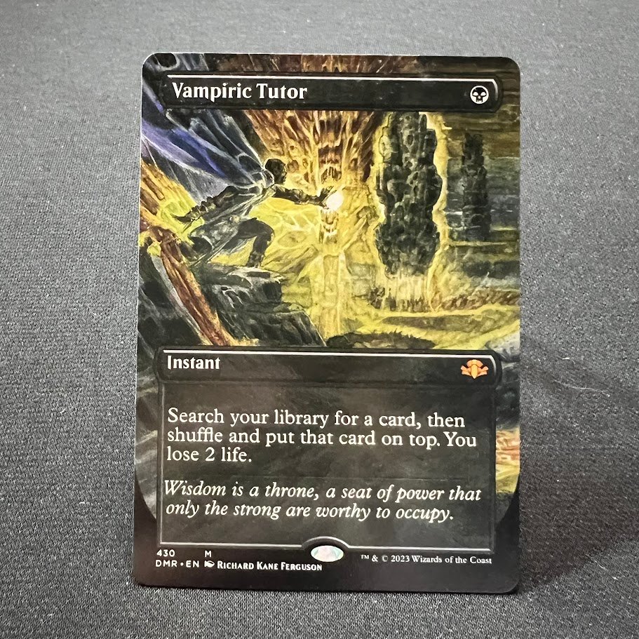 Vampiric Tutor DMR Extend holo Vampiric Tutor DMR Extend holo - Image 1