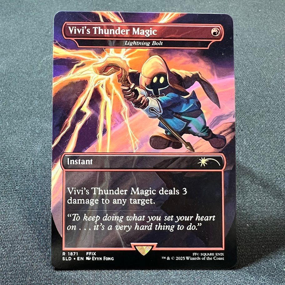 Vivi's Thunder Magic(Lightning Bolt) SLD #1871 Vivi's Thunder Magic(Lightning Bolt) SLD #1871 - Image 1
