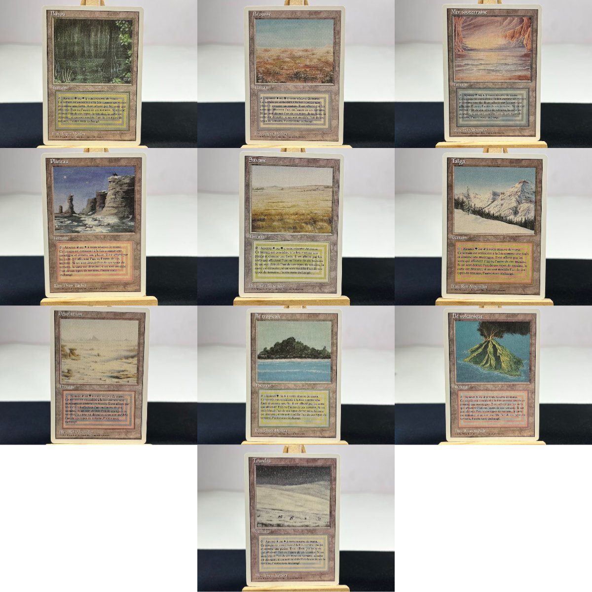 合集 Dual Lands French White Border(10PCS) - Image 1
