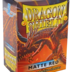 Dragon Shield Sleeves MATTE Red 100PCS