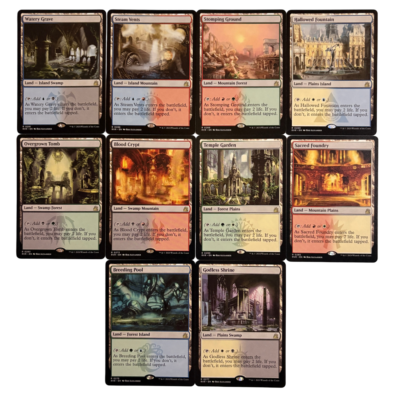 电地合集 Shock Lands RVR(10PCS) - Image 1