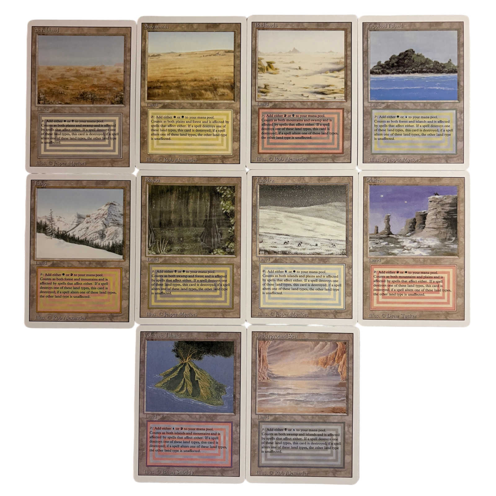 老圈Revised合集 Dual Lands Revised(10PCS) - Image 1