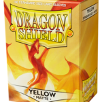 Dragon Shield Sleeves Matte Yellow 100PCS
