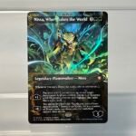 Nissa, Who Shakes the World #96 (raised golden foil)EN