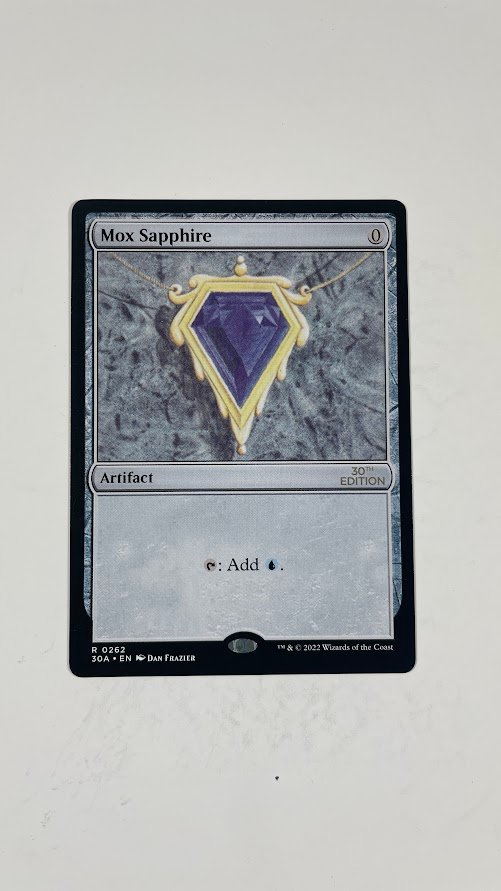 Mox Sapphire 30th holo Mox Sapphire 30th holo - Image 1