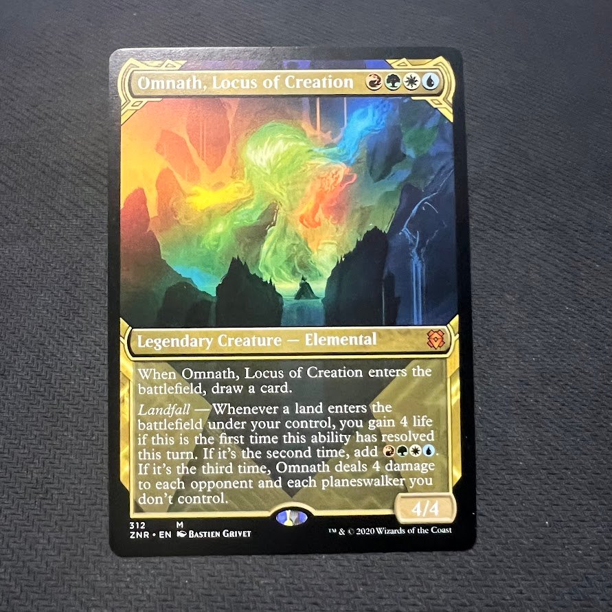 Omnath, Locus of Creation ZNE Alternative Art Omnath, Locus of Creation ZNE Alternative Art - Image 1