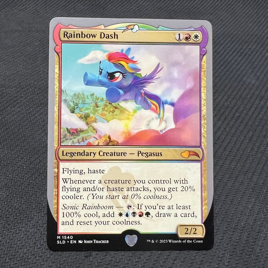 PONIES Rainbow Dash, SLD #1540 none foil PONIES Rainbow Dash, SLD #1540 none foil - Image 1