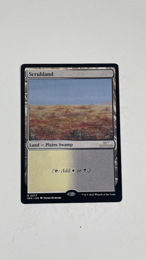 Scrubland 30th holo Scrubland 30th holo - Image 1