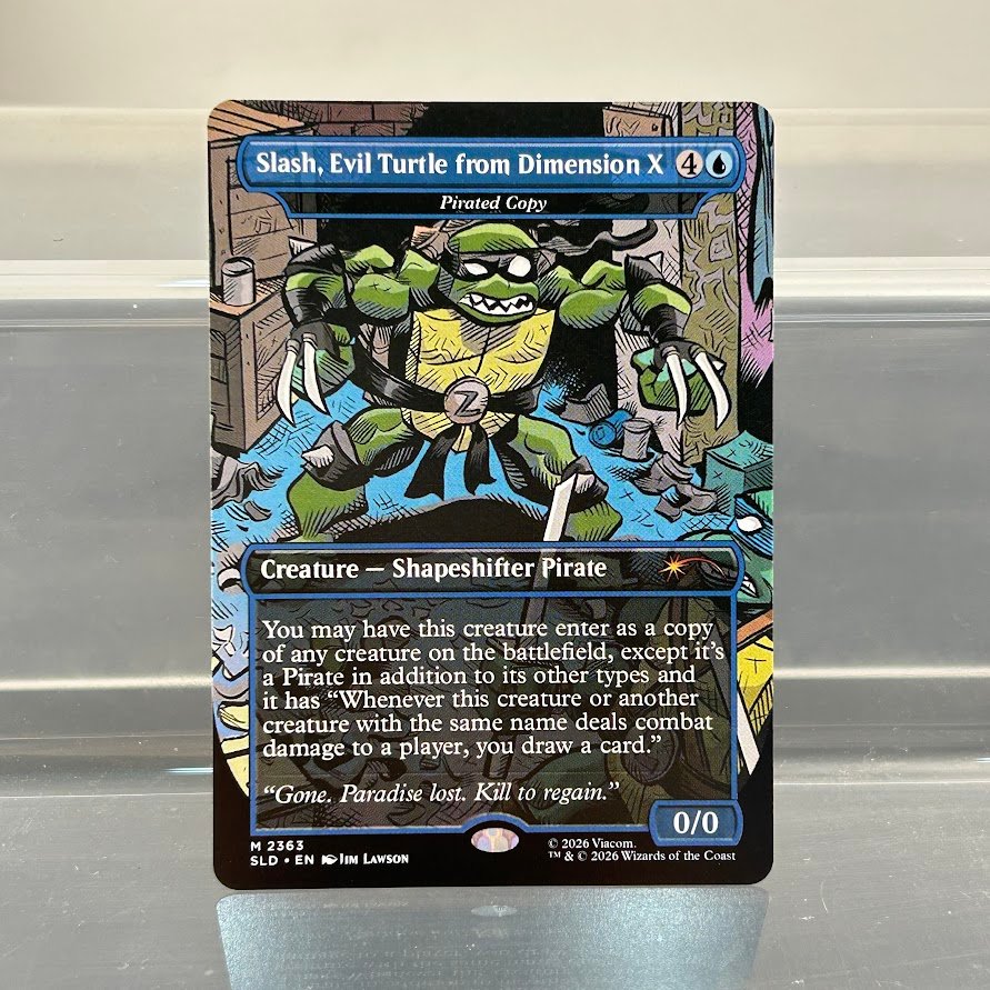Slash, Evil Turtle from Dimension X (Pirated Copy) SLD #2363 Slash, Evil Turtle from Dimension X (Pirated Copy) SLD #2363 - Image 1