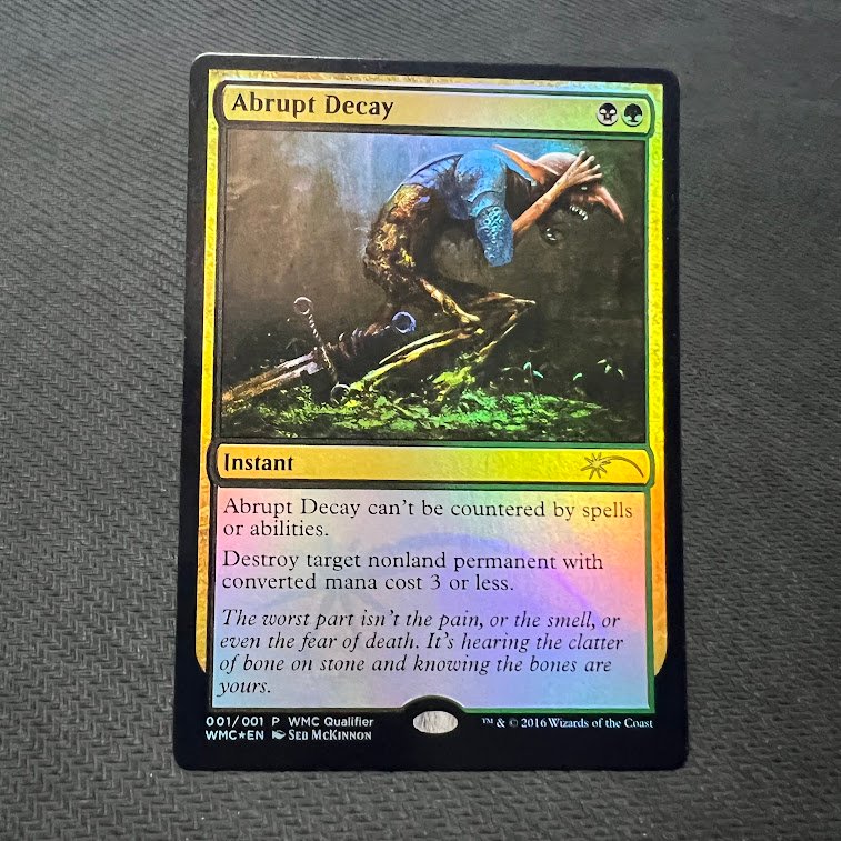 Abrupt Decay WMC FOIL Abrupt Decay WMC FOIL - Image 1