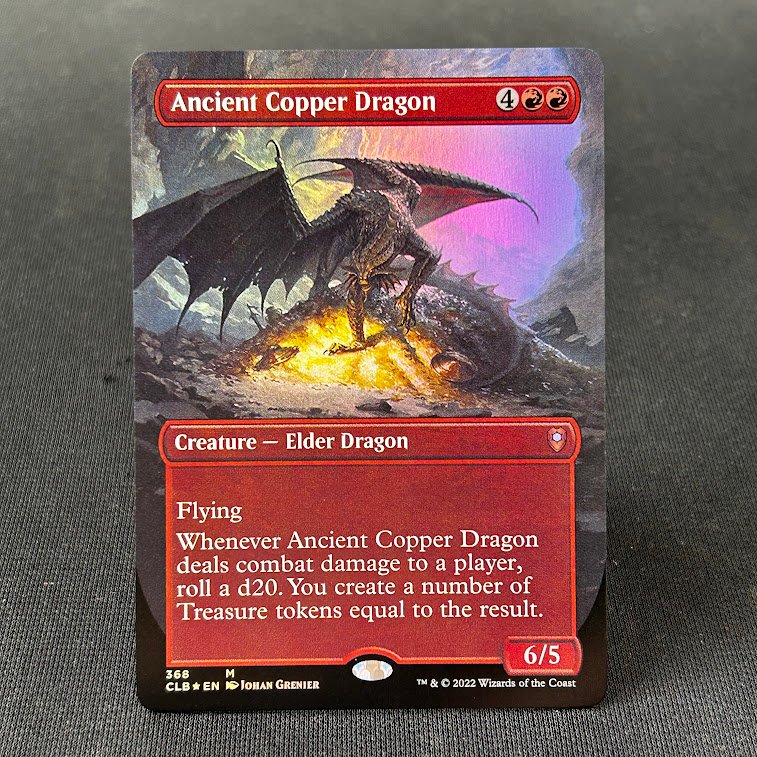 Ancient Copper Dragon borderless 368 Foil Ancient Copper Dragon borderless 368 Foil - Image 1