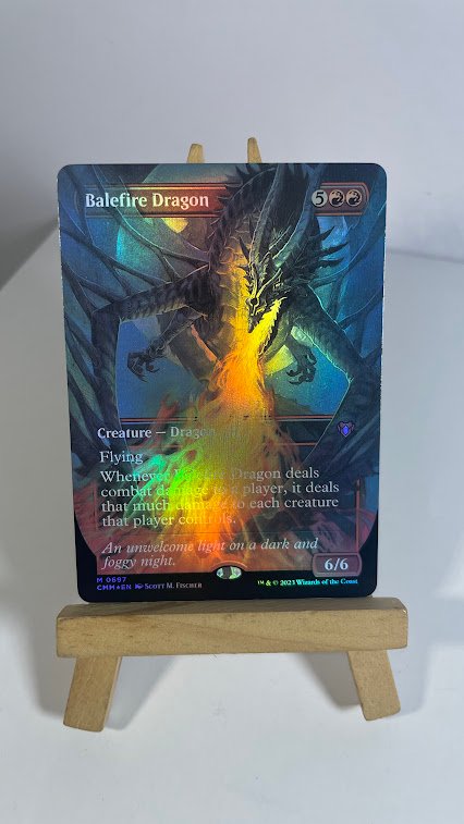 Balefire Dragon CMM foil 0697 Balefire Dragon CMM foil 0697 - Image 1