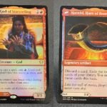 Birgi, God of Storytelling  Harnfel, Horn of Bounty #123 foil