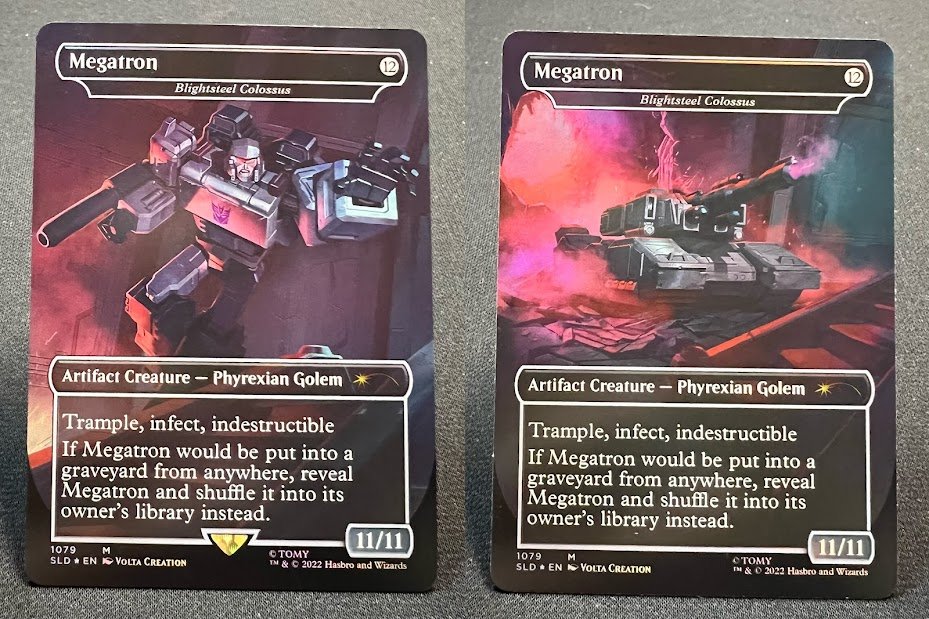 Blightsteel Colossus(Megatron) SLD #1079 foil Blightsteel Colossus(Megatron) SLD #1079 foil - Image 1