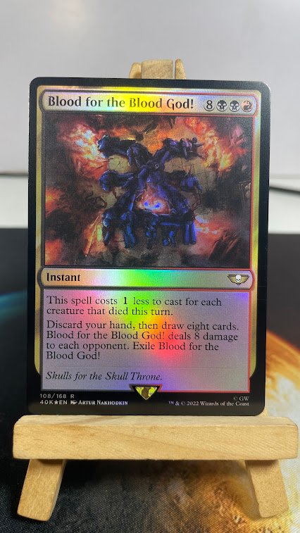 Blood for the Blood God! foil Blood for the Blood God! foil - Image 1