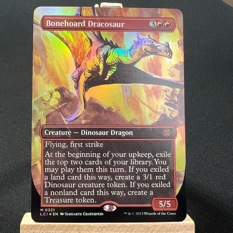 Bonehoard Dracosaur 321 foil Bonehoard Dracosaur 321 foil - Image 1