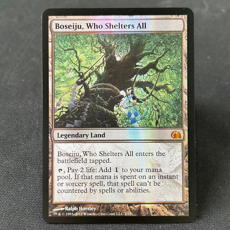 Boseiju, Who Shelters All V12 foil Boseiju, Who Shelters All V12 foil - Image 1
