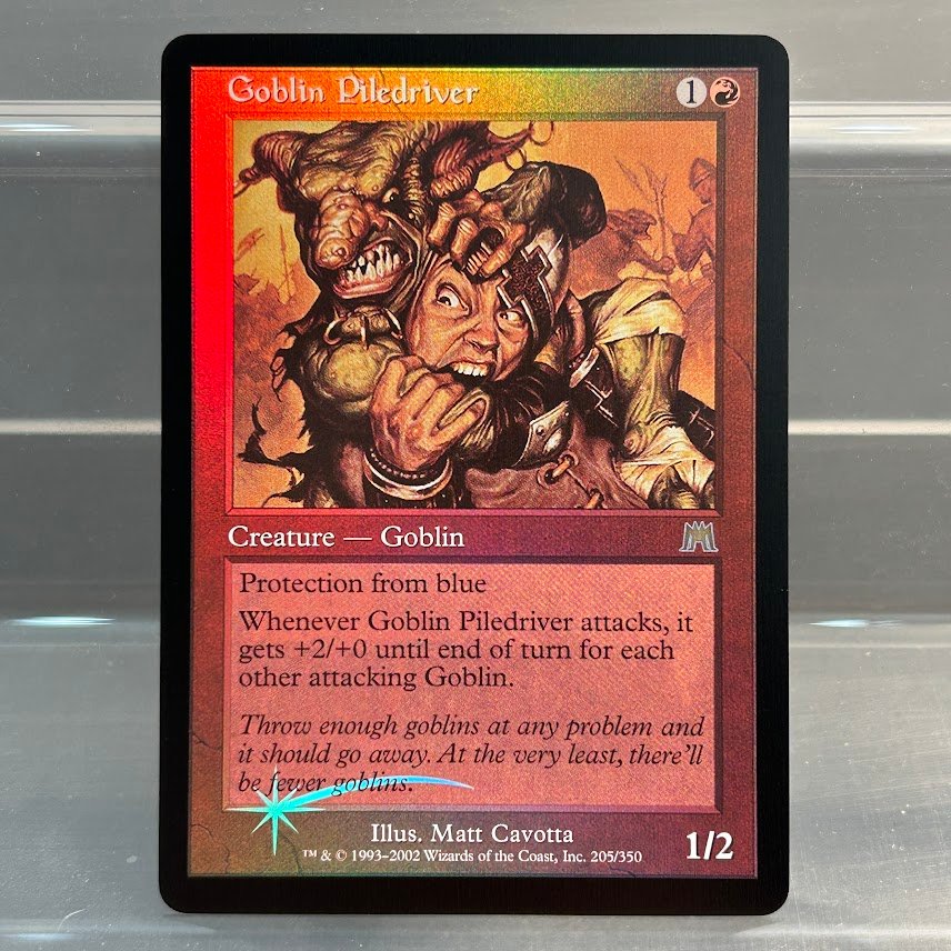 Goblin Piledriver ONS foil Goblin Piledriver ONS foil - Image 1