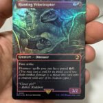 Hunting Velociraptor foil