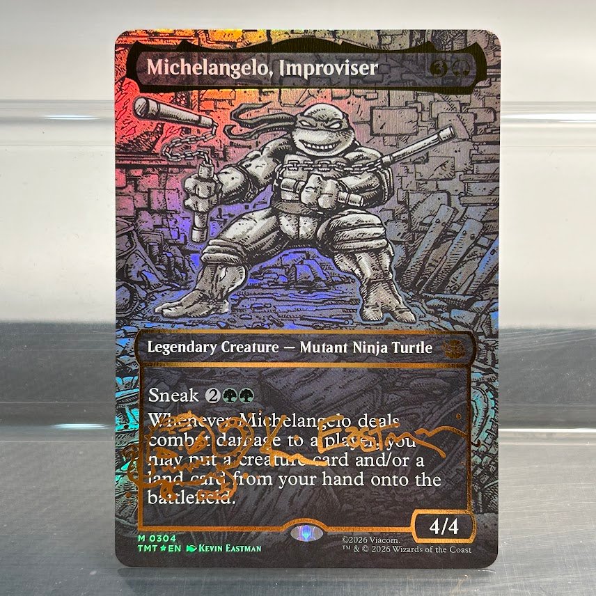 Michelangelo, Improviser #304 raised foil Michelangelo, Improviser #304 raised foil - Image 1