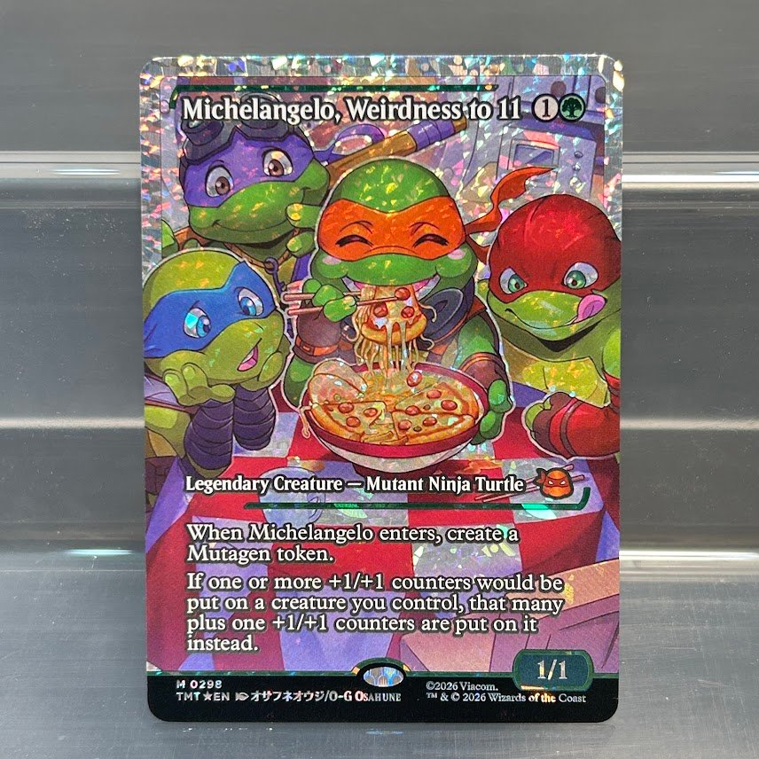 Michelangelo, Weirdness to 11 #0298 -EN foil Michelangelo, Weirdness to 11 #0298 -EN foil - Image 1