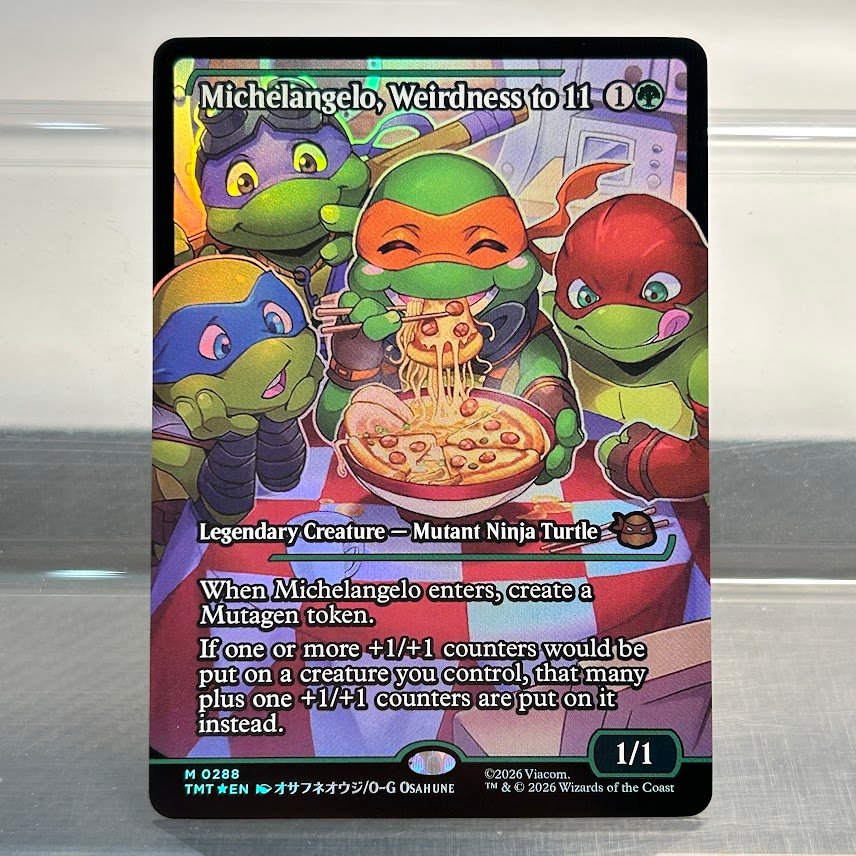 Michelangelo, Weirdness to 11#288 foil Michelangelo, Weirdness to 11#288 foil - Image 1