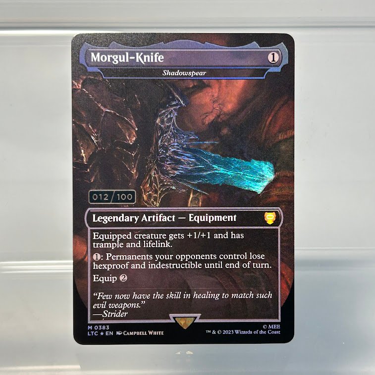Morgul-Knife LTC #383(raised sliver foil)(012) Morgul-Knife LTC #383(raised sliver foil)(012) - Image 1