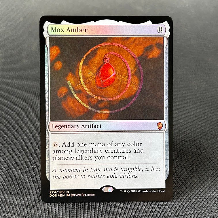 Mox Amber DOM foil Mox Amber DOM foil - Image 1