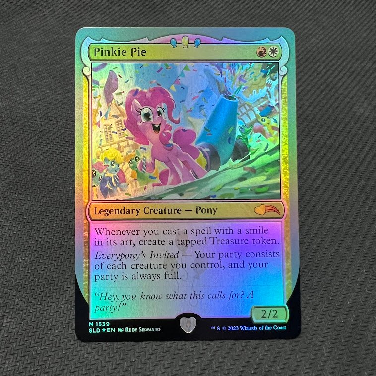 PONIES Pinkie Pie, SLD #1539 foil PONIES Pinkie Pie, SLD #1539 foil - Image 1