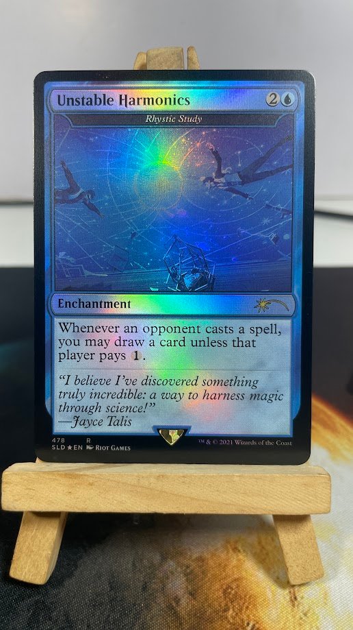 Rhystic Study(Unstable Harmonics) foil Rhystic Study(Unstable Harmonics) foil - Image 1