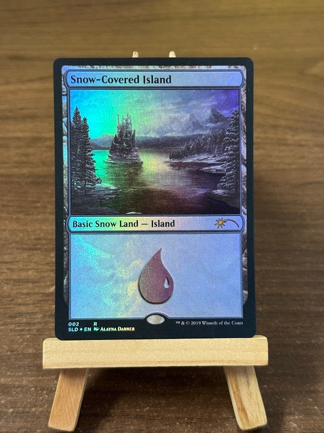 Snow-Covered Island SLD 002 foil Snow-Covered Island SLD 002 foil - Image 1