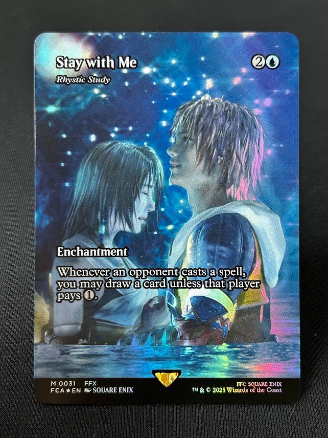 Stay with Me(Rhystic Study) FCA #31 foil Stay with Me(Rhystic Study) FCA #31 foil - Image 1