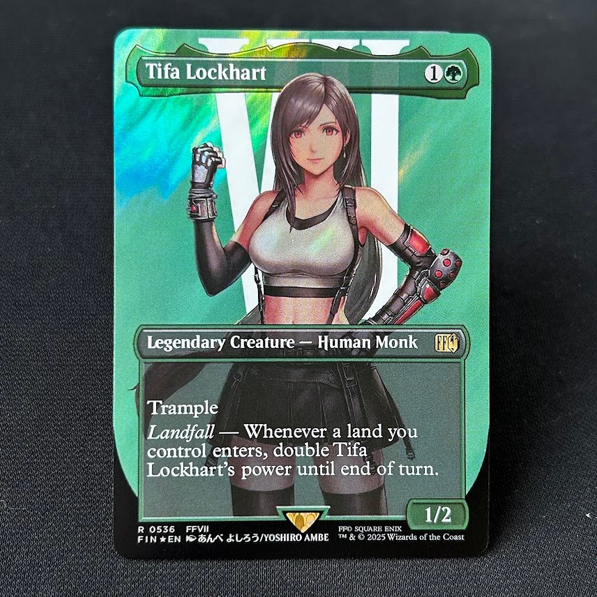 Surge Foil Tifa Lockhart (Borderless) (FIN 536) Surge Foil Tifa Lockhart (Borderless) (FIN 536) - Image 1