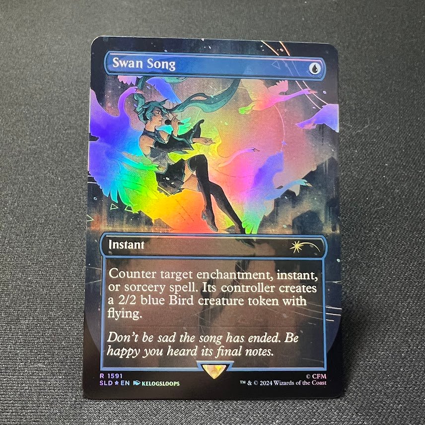Swan Song SLD #1591 foil Swan Song SLD #1591 foil - Image 1