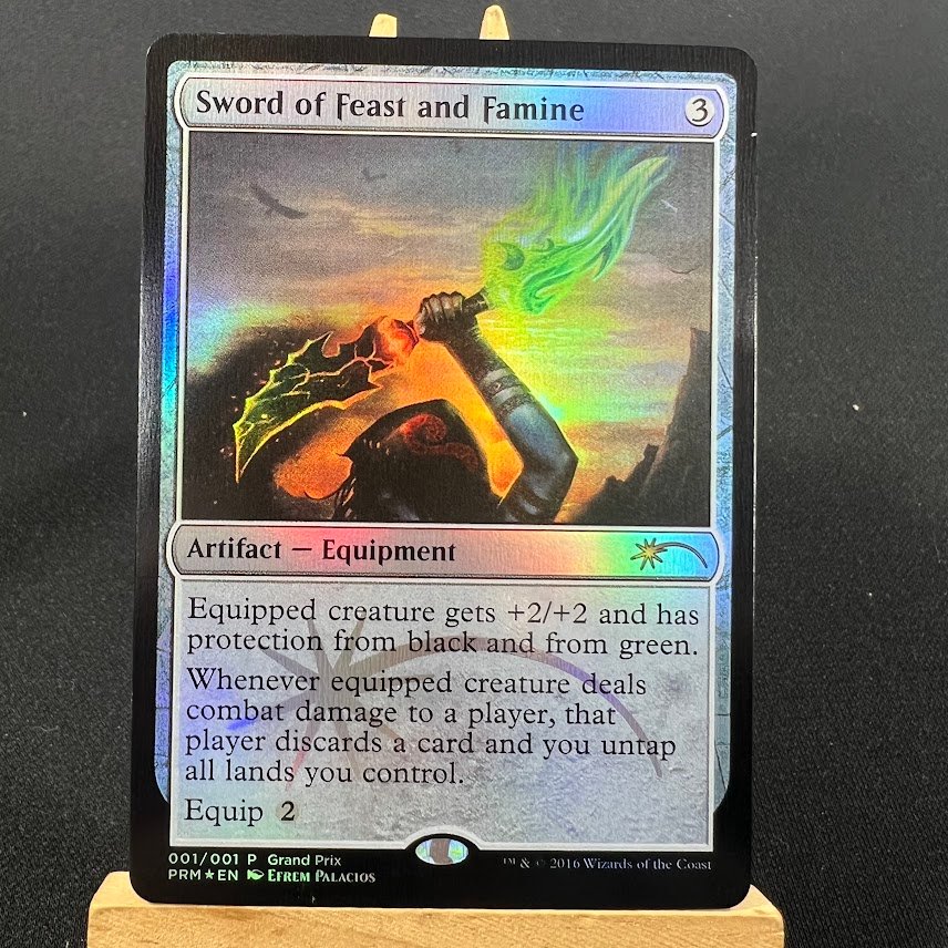 Sword of Feast and Famine Grand Prix Promos foil Sword of Feast and Famine Grand Prix Promos foil - Image 1