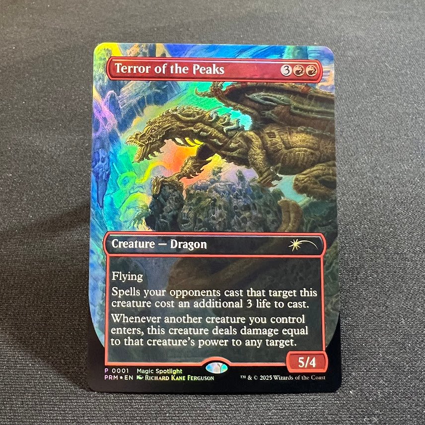 Terror of the Peaks PRM foil Terror of the Peaks PRM foil - Image 1