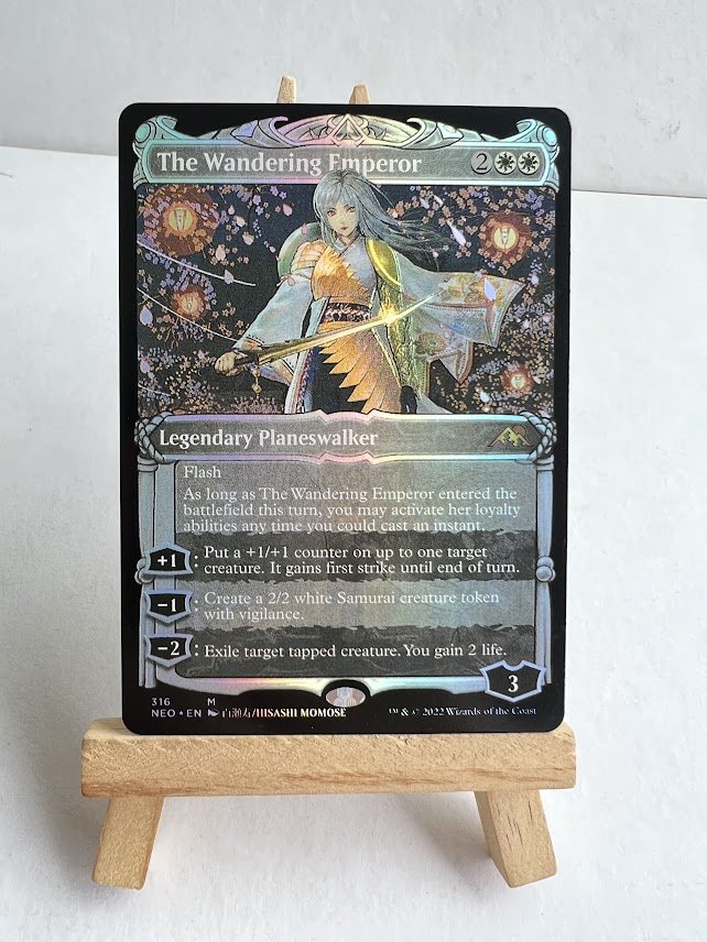 The Wandering Emperor Showcase foil The Wandering Emperor Showcase foil - Image 1