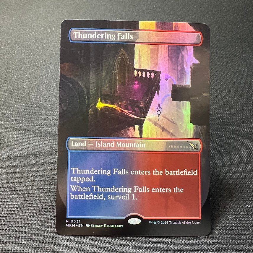 Thundering Falls borderless foil Thundering Falls borderless foil - Image 1