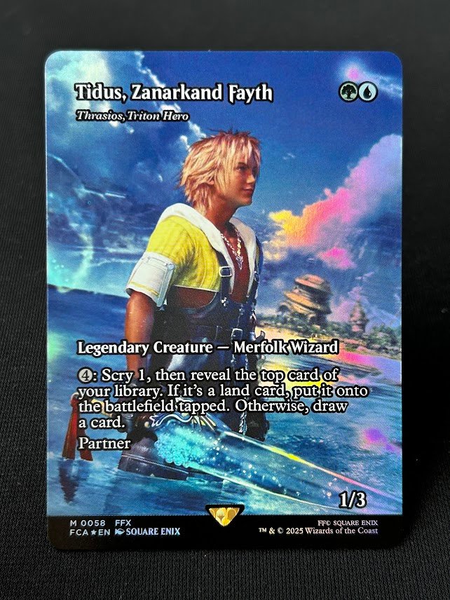 Tidus, Zanarkand Fayth(Thrasios, Triton Hero) #58 foil Tidus, Zanarkand Fayth(Thrasios, Triton Hero) #58 foil - Image 1