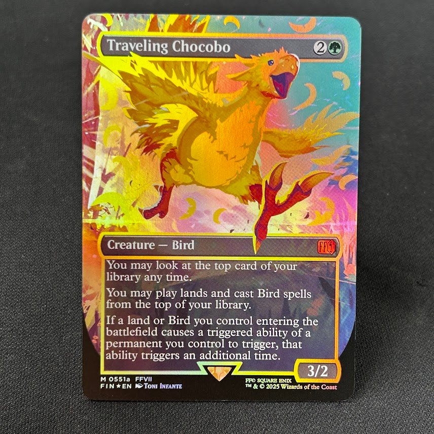 Traveling Chocobo #551 a foil Traveling Chocobo #551 a foil - Image 1